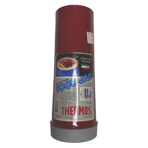 Vtg Thermos Hot & Cold Food Coffee America's Original 26 oz Glass Vacuum 1985 - Picture 1 of 6